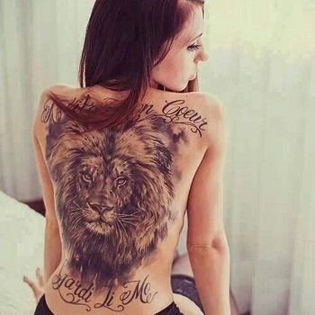 leon mandala tatuaje