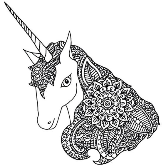 mandalas de unicornios