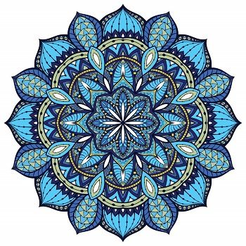 Mandala azul